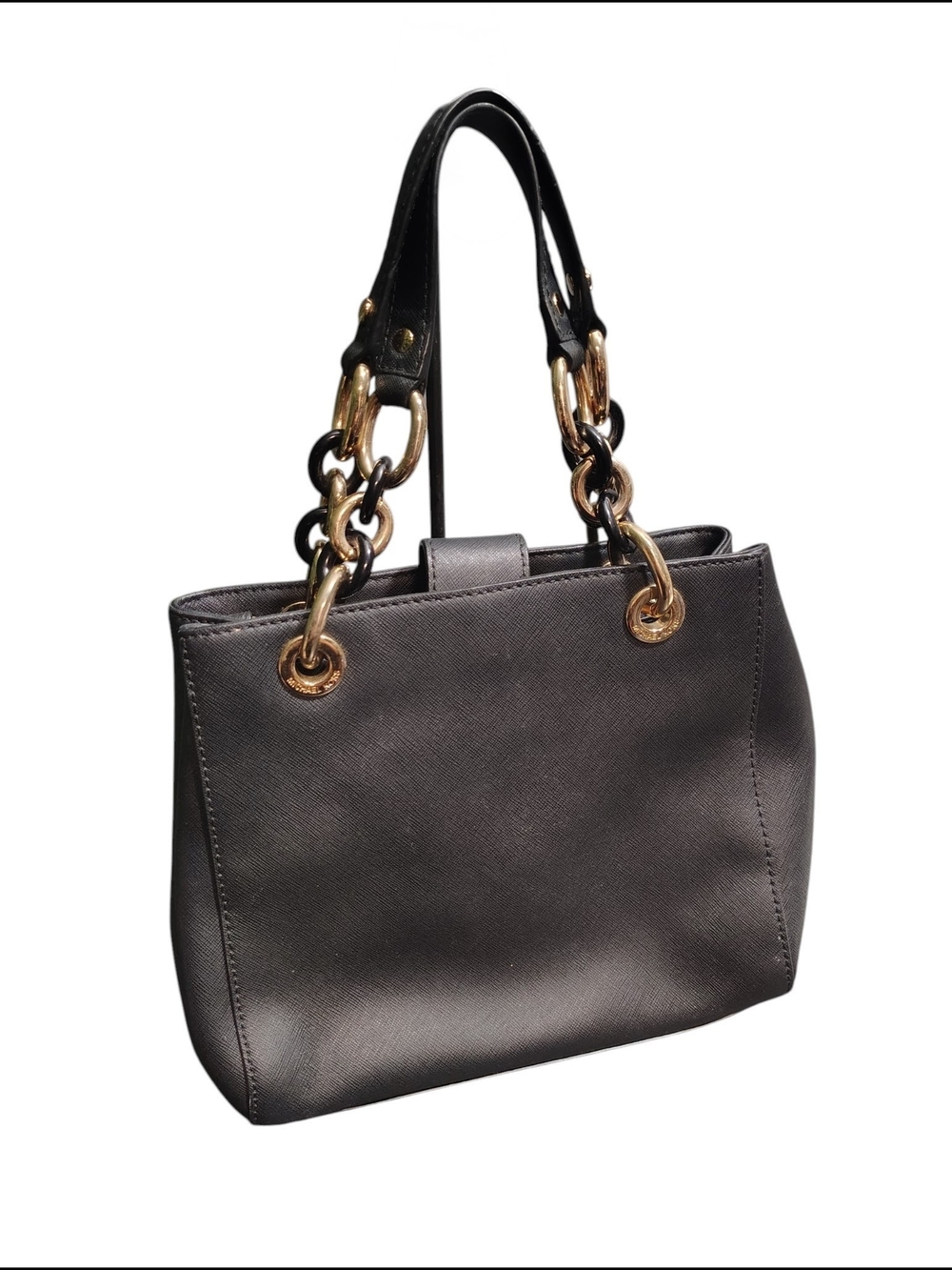 Michael Kors Black Cynthia Sachel